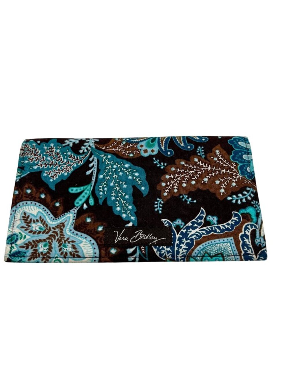 Vera Bradley Java Blue Pattern Checkbook Cover